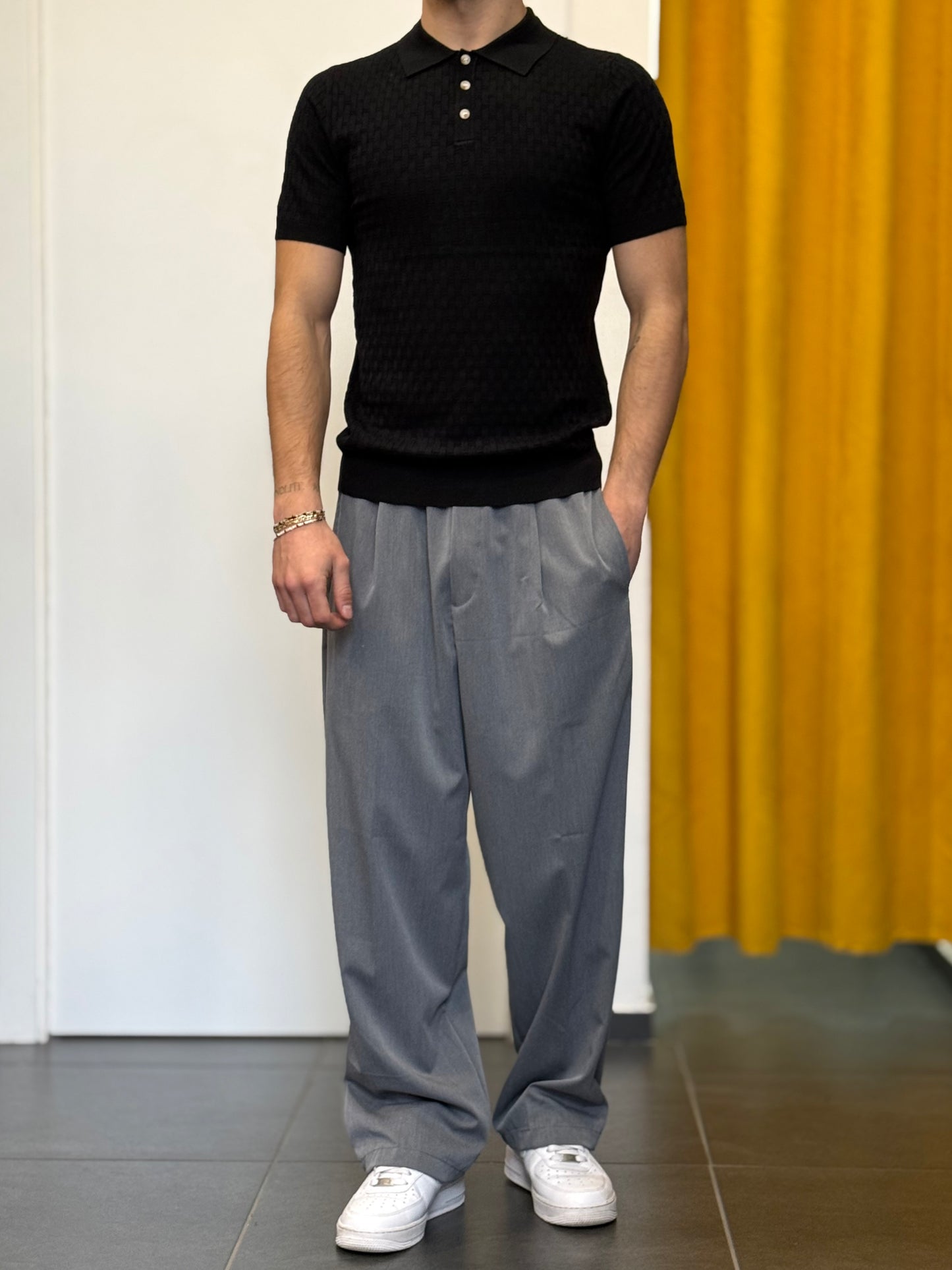 POLO #2 Slim Fit NERO