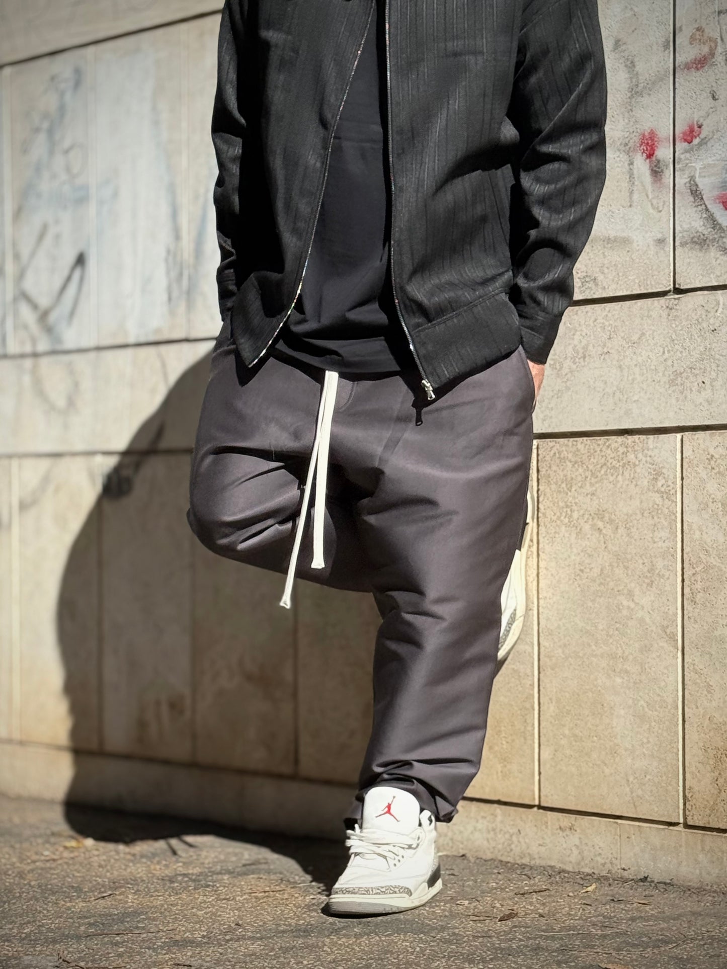 Sartoriale - PANTALONE Grigio Scuro Vestibilità Oversize