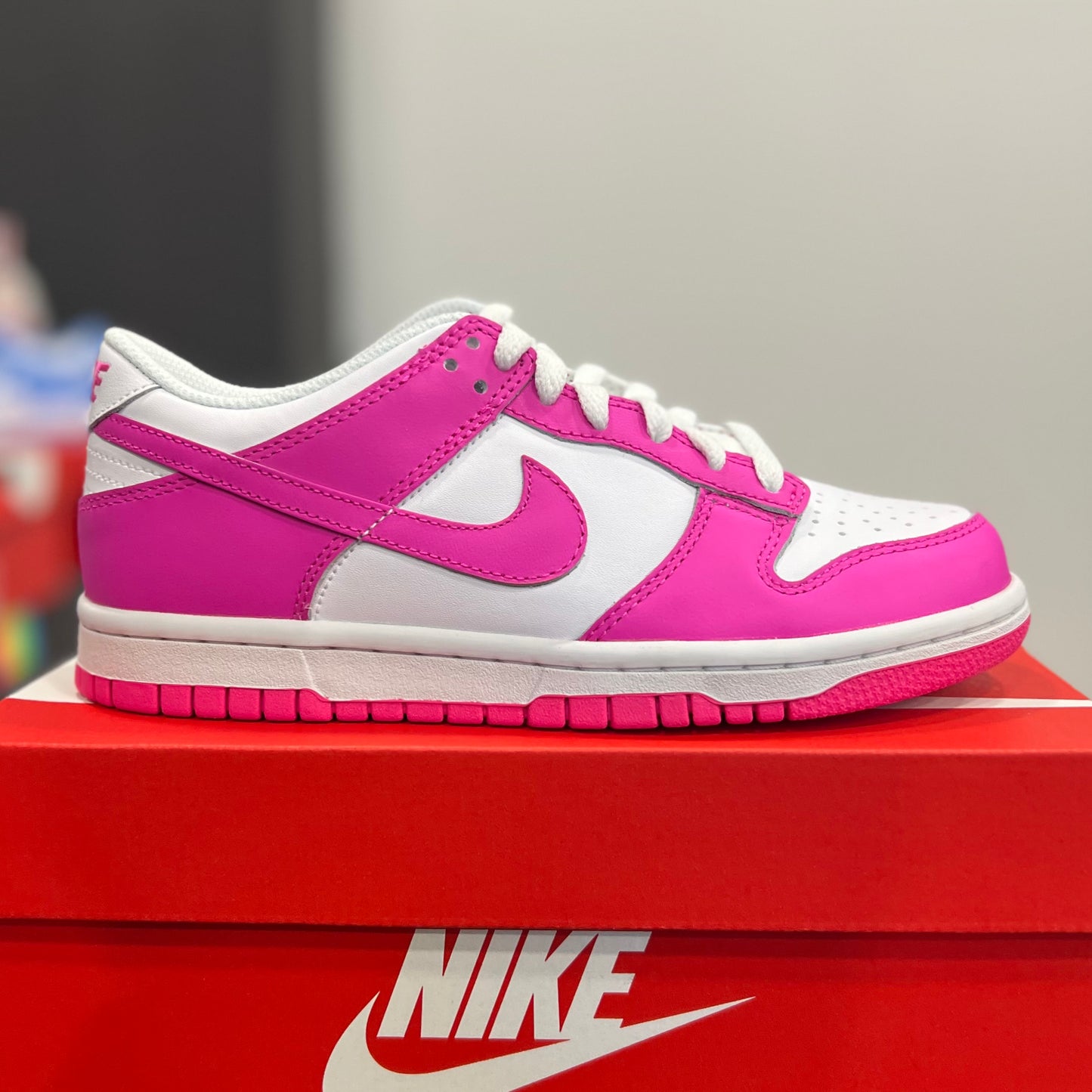 NIKE DUNK Low Bianco Rosa