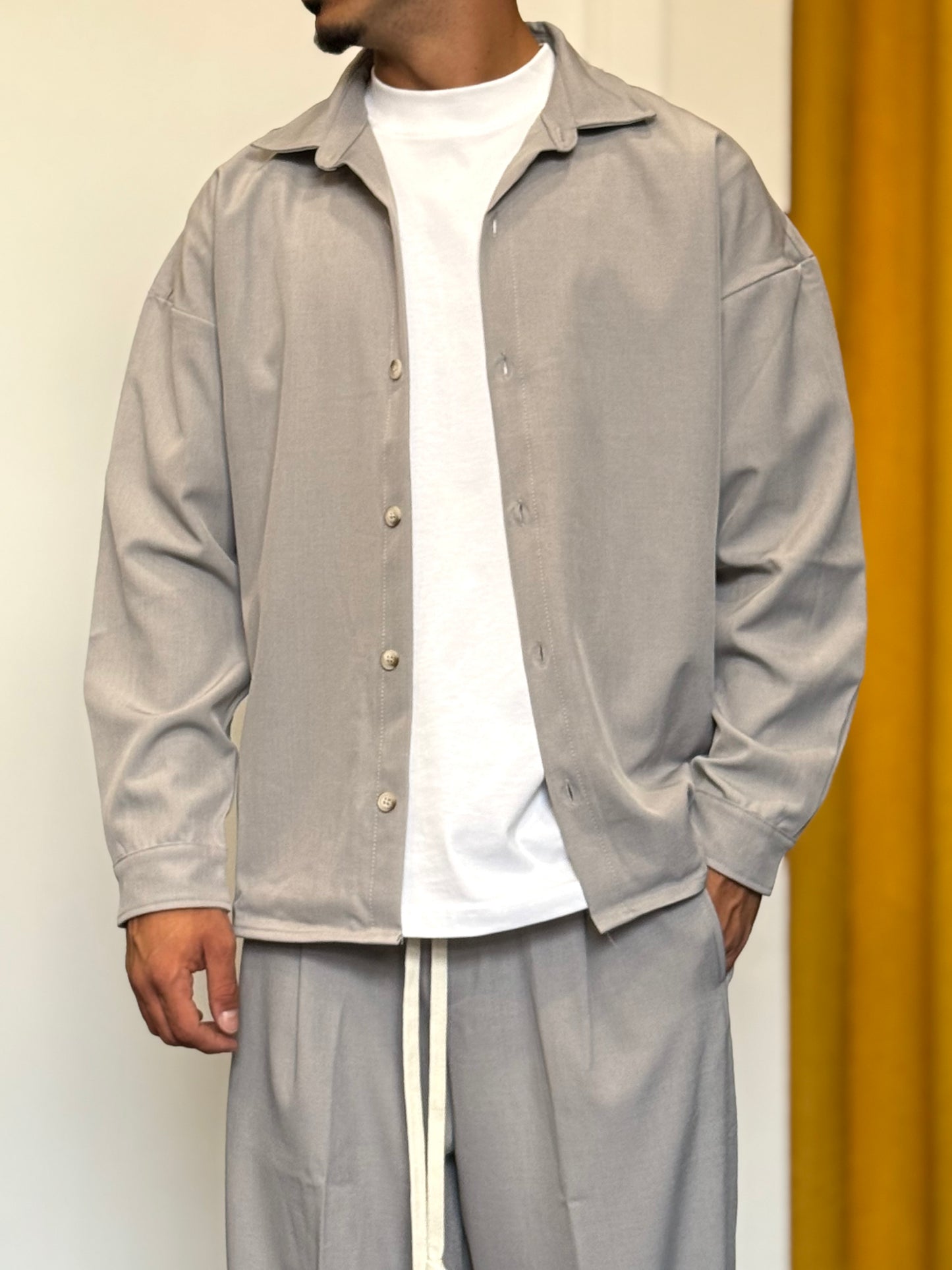 COORDINATO CASUAL Oversize GRIGIO CHIARO