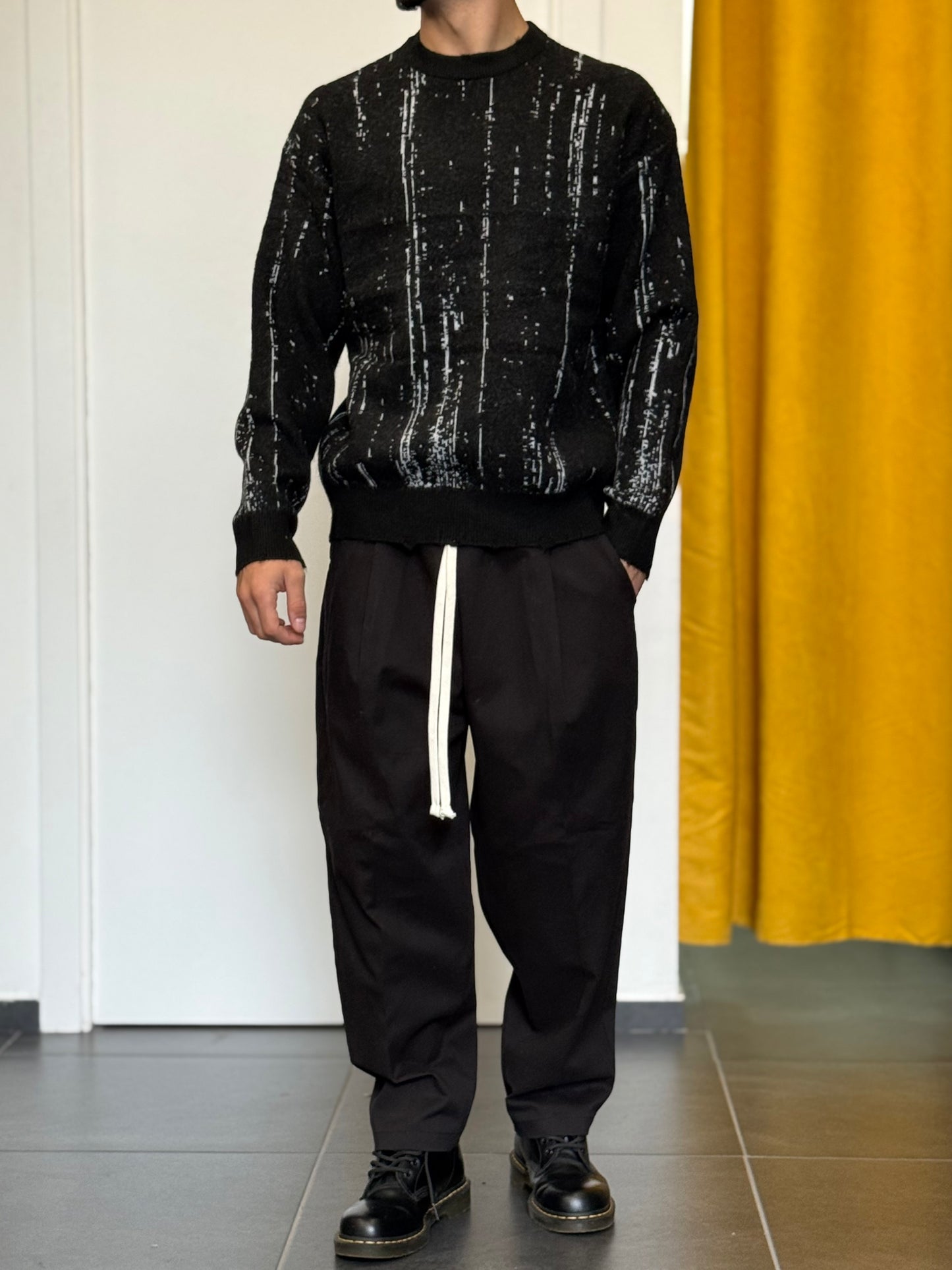 MAGLIONE Fantasia NERO