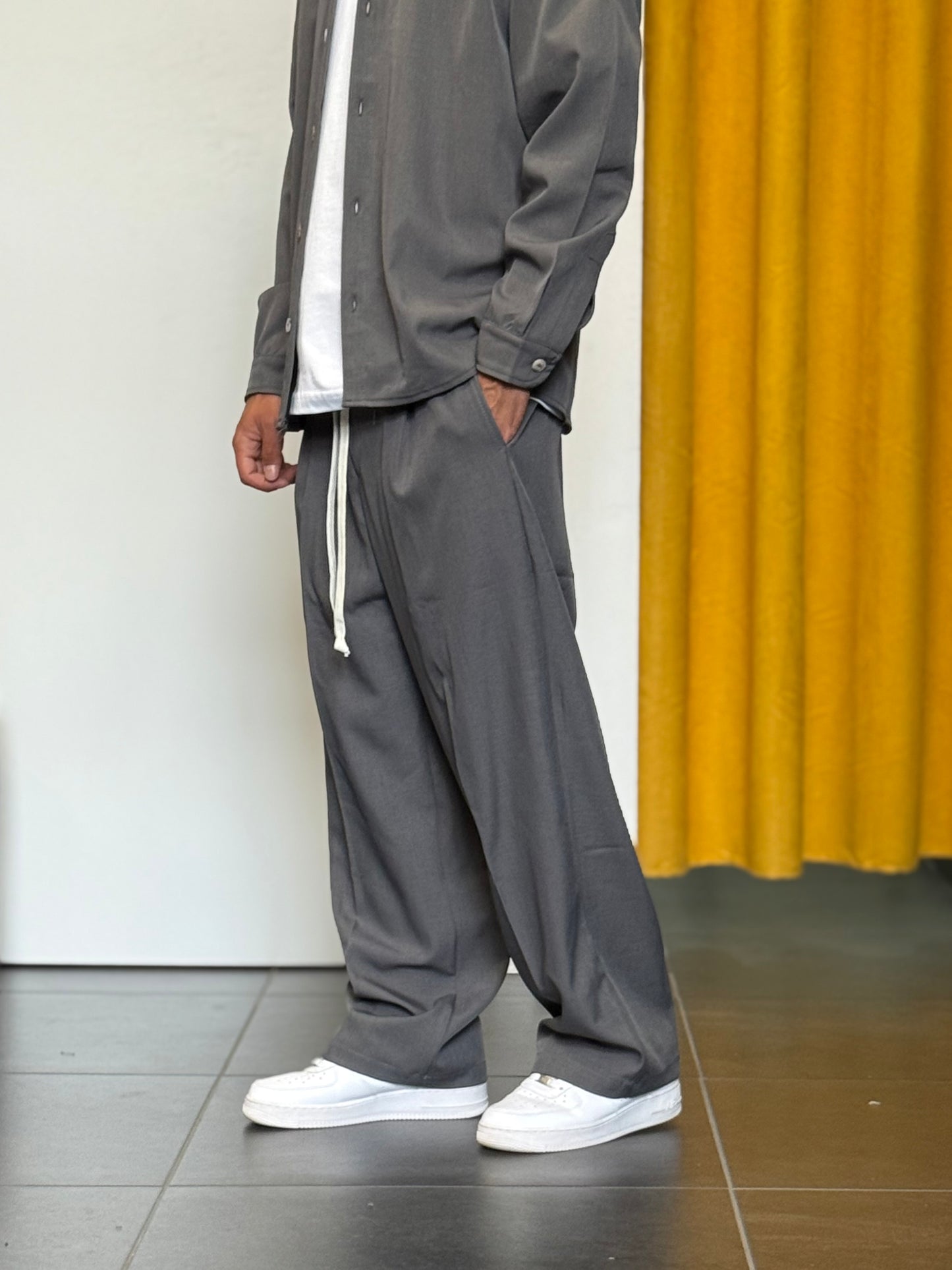 COORDINATO CASUAL Oversize GRIGIO SCURO