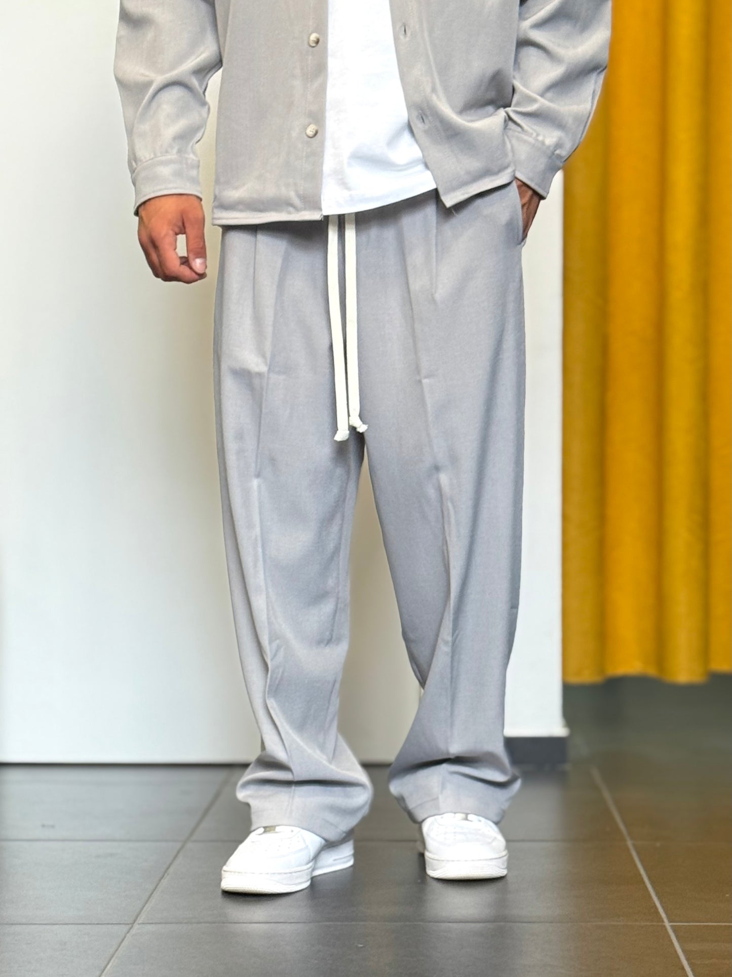 COORDINATO CASUAL Oversize GRIGIO CHIARO
