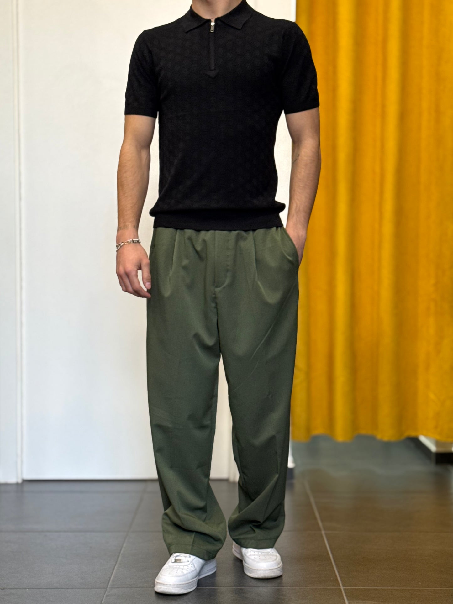 POLO #1 Slim Fit NERO