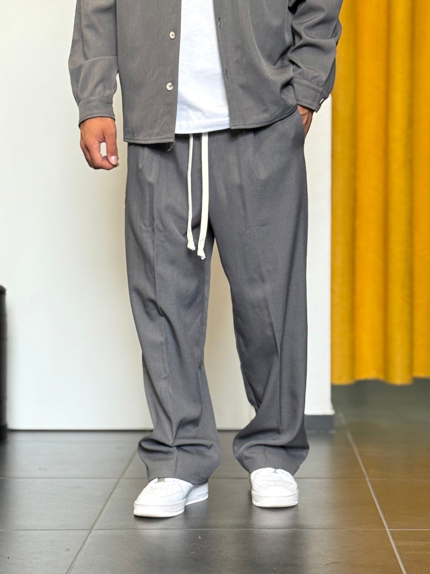 COORDINATO CASUAL Oversize GRIGIO SCURO