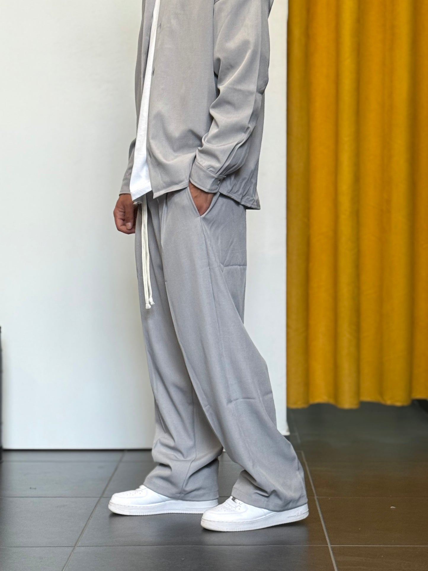 COORDINATO CASUAL Oversize GRIGIO CHIARO