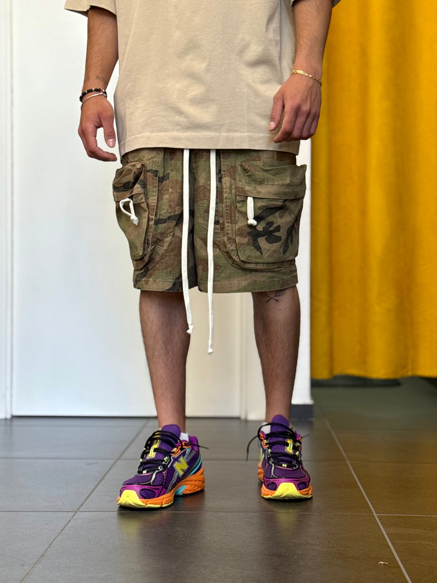 BERMUDA Front CARGO Militare Verde