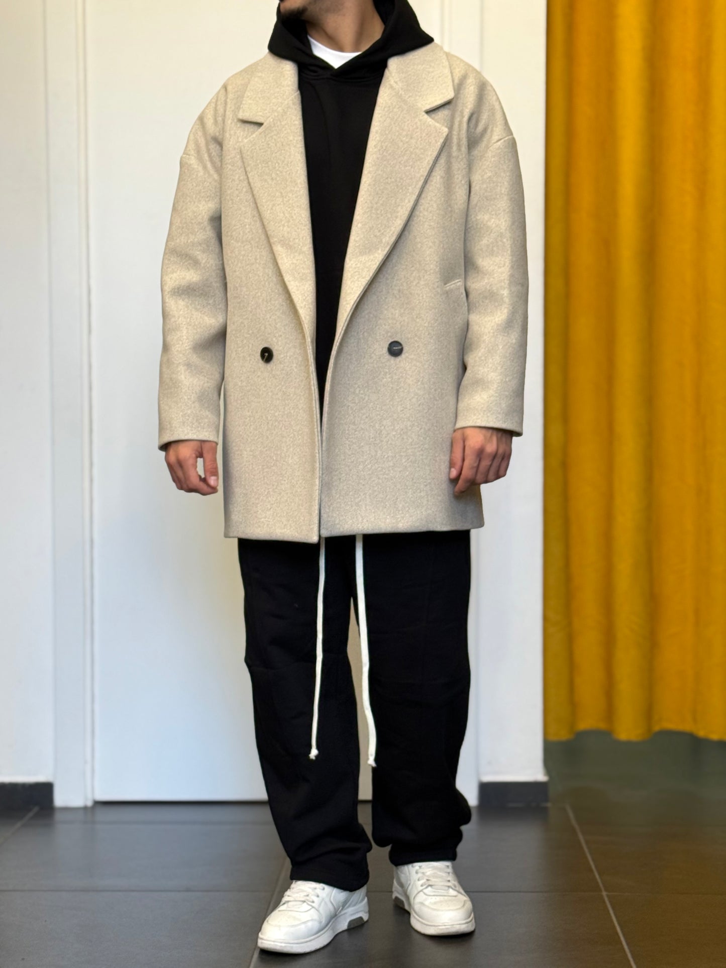 CAPPOTTO Doppio Petto Oversize BEIGE