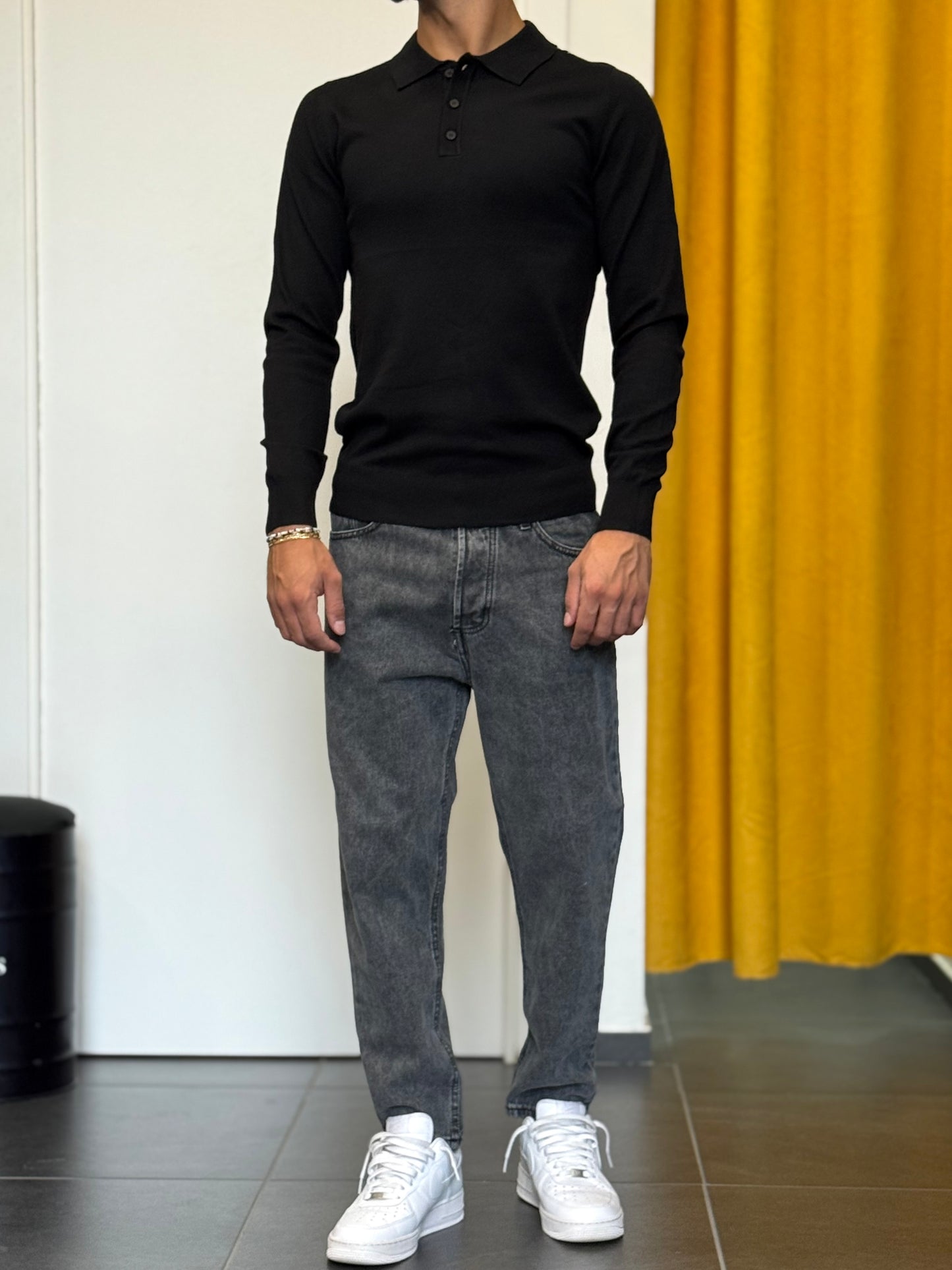 POLO Slim Fit NERO
