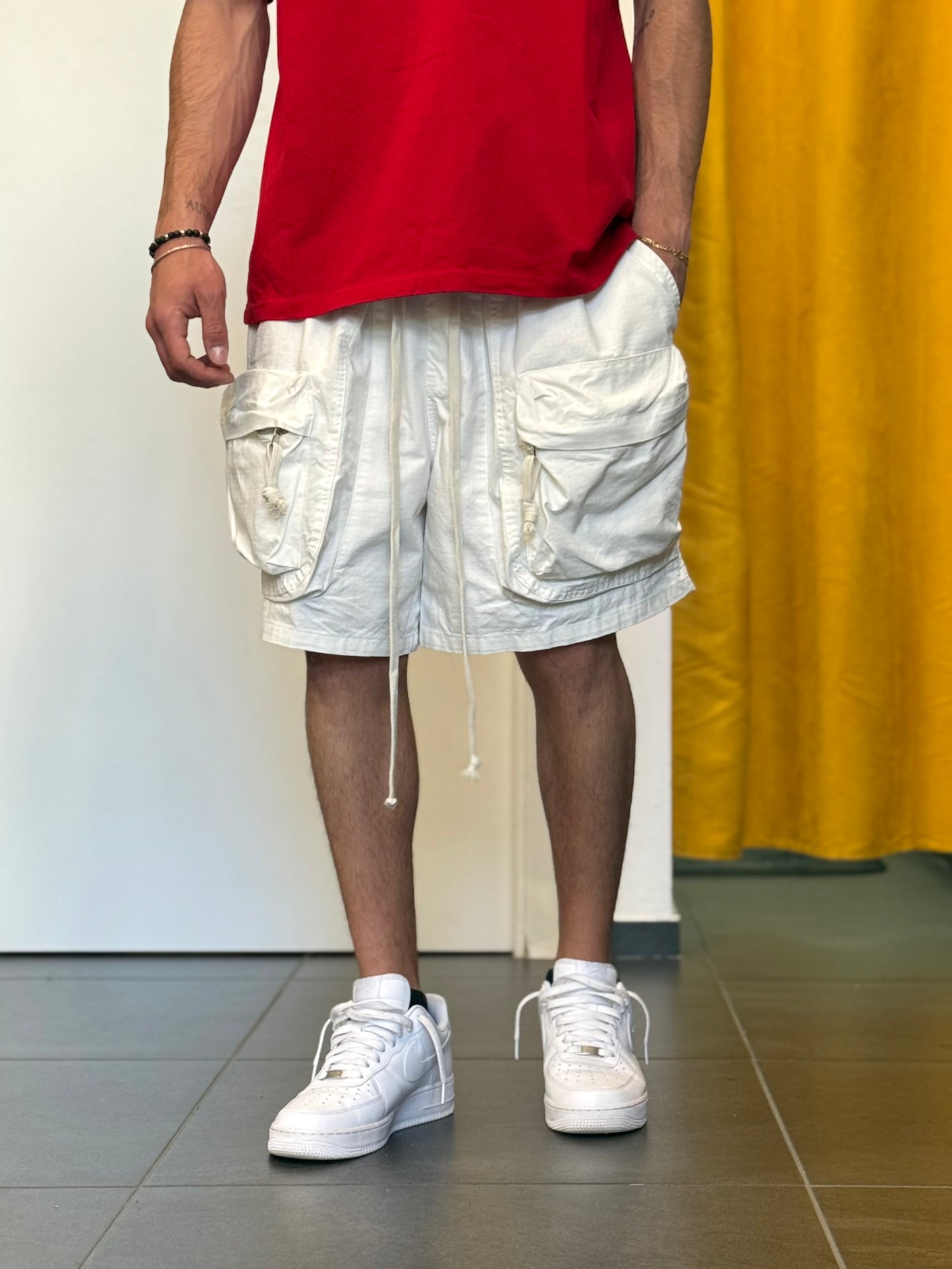 BERMUDA Front CARGO Bianco