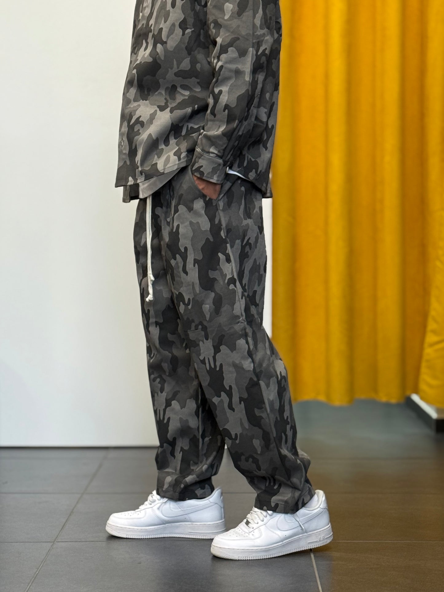 PANTALONE Casual CAMO GRIGIO