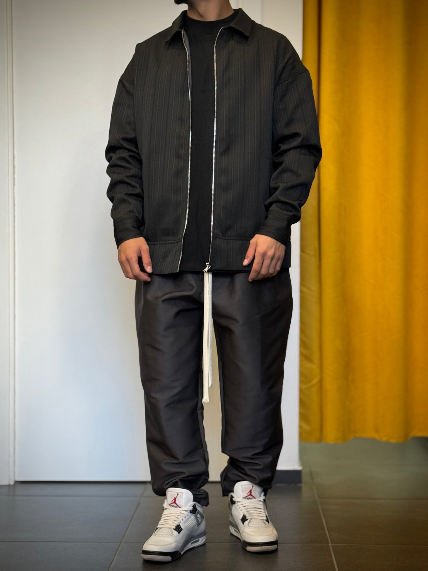 Sartoriale - PANTALONE Grigio Scuro Vestibilità Oversize