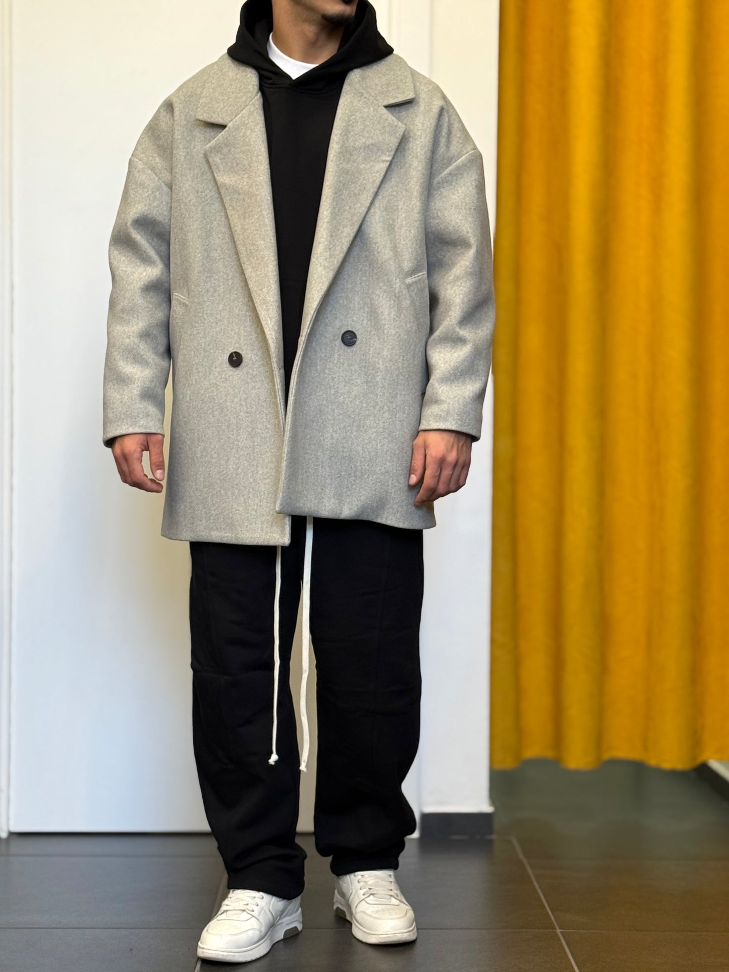 CAPPOTTO Doppio Petto Oversize GRIGIO
