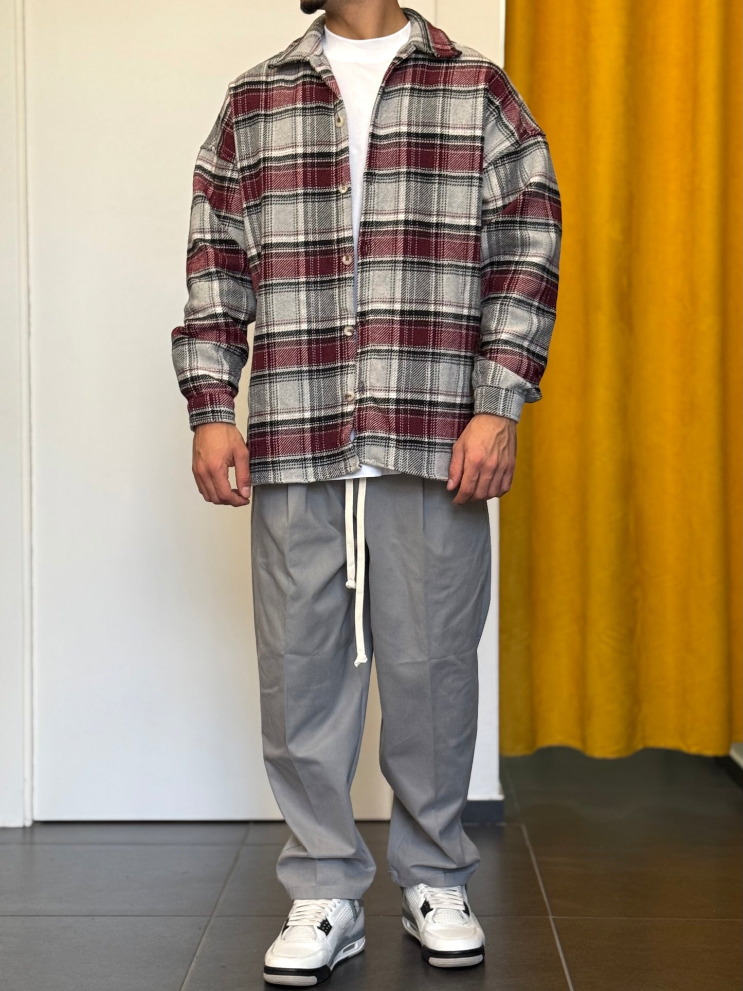 PANTALONE Casual Over GRIGIO