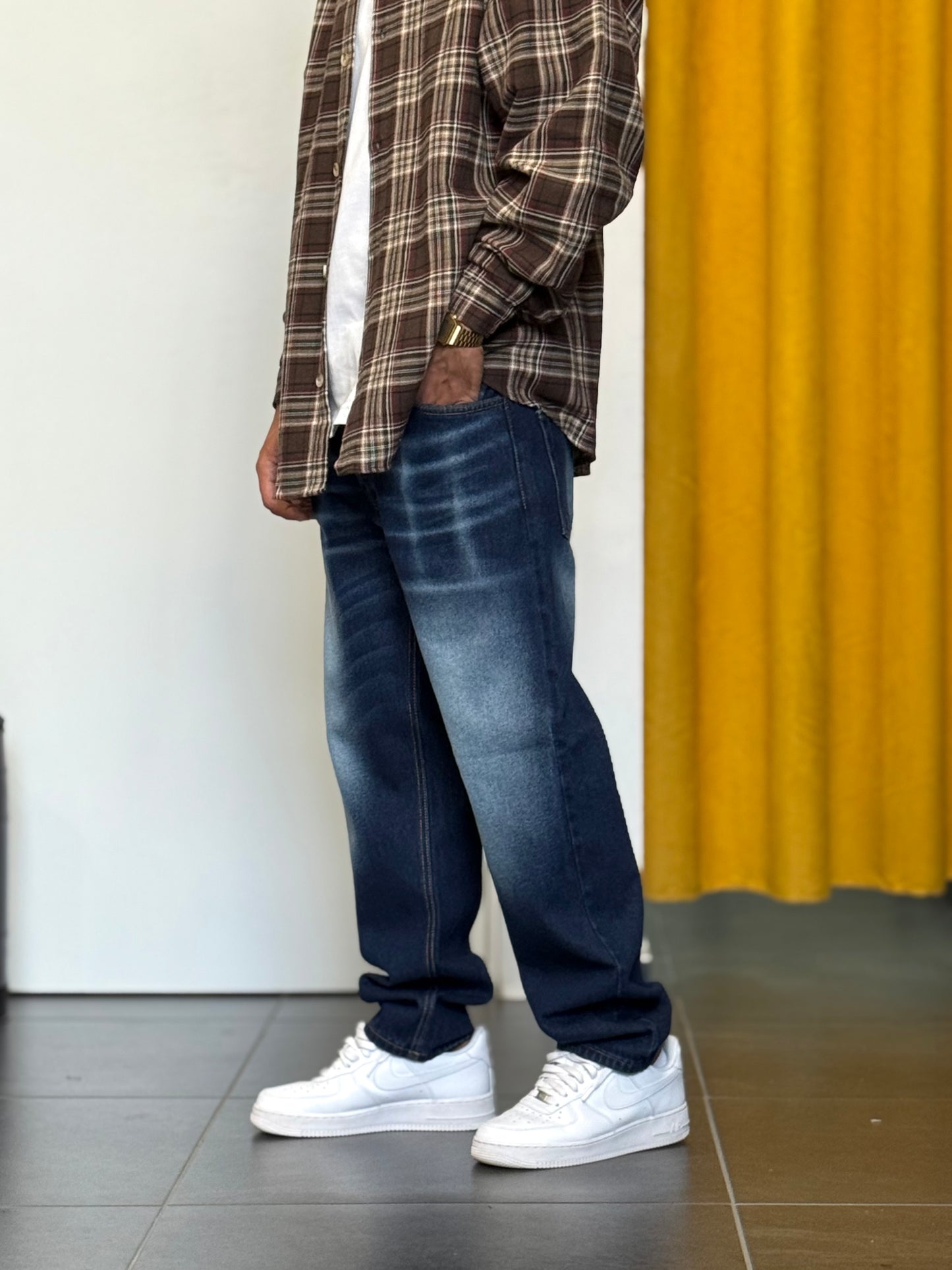 DENIM Regular Slavato BLU SCURO
