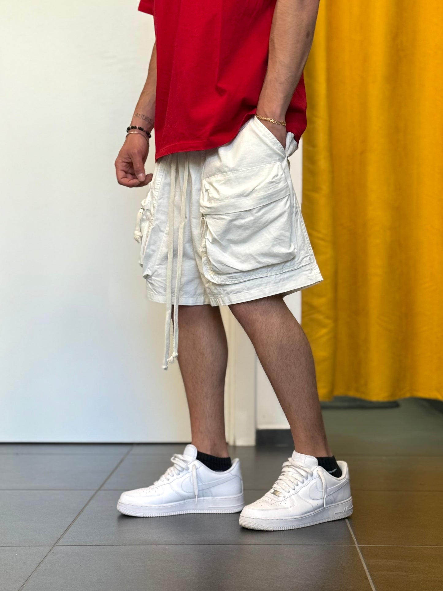 BERMUDA Front CARGO Bianco