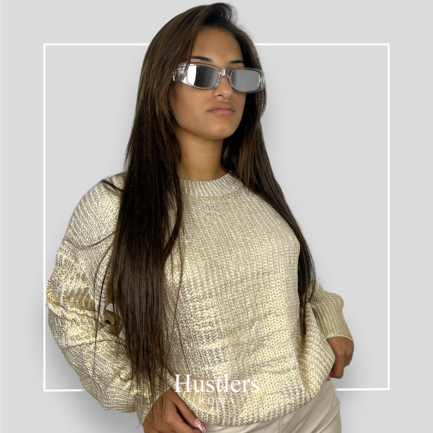 PALM Trasparente Lente Mirror Grigia