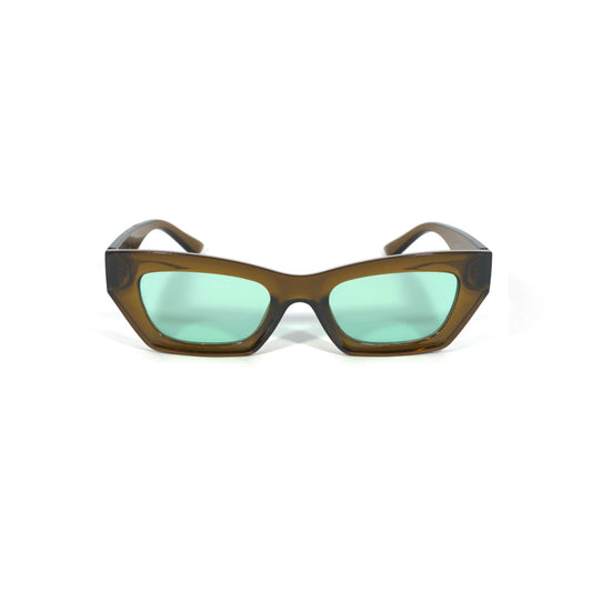 HR Eyewear - JUICE Tabacco Trasparente Lente Verde Chiaro