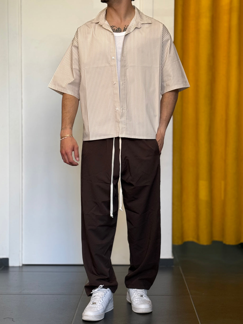 PANTALACCIO Over MARRONE