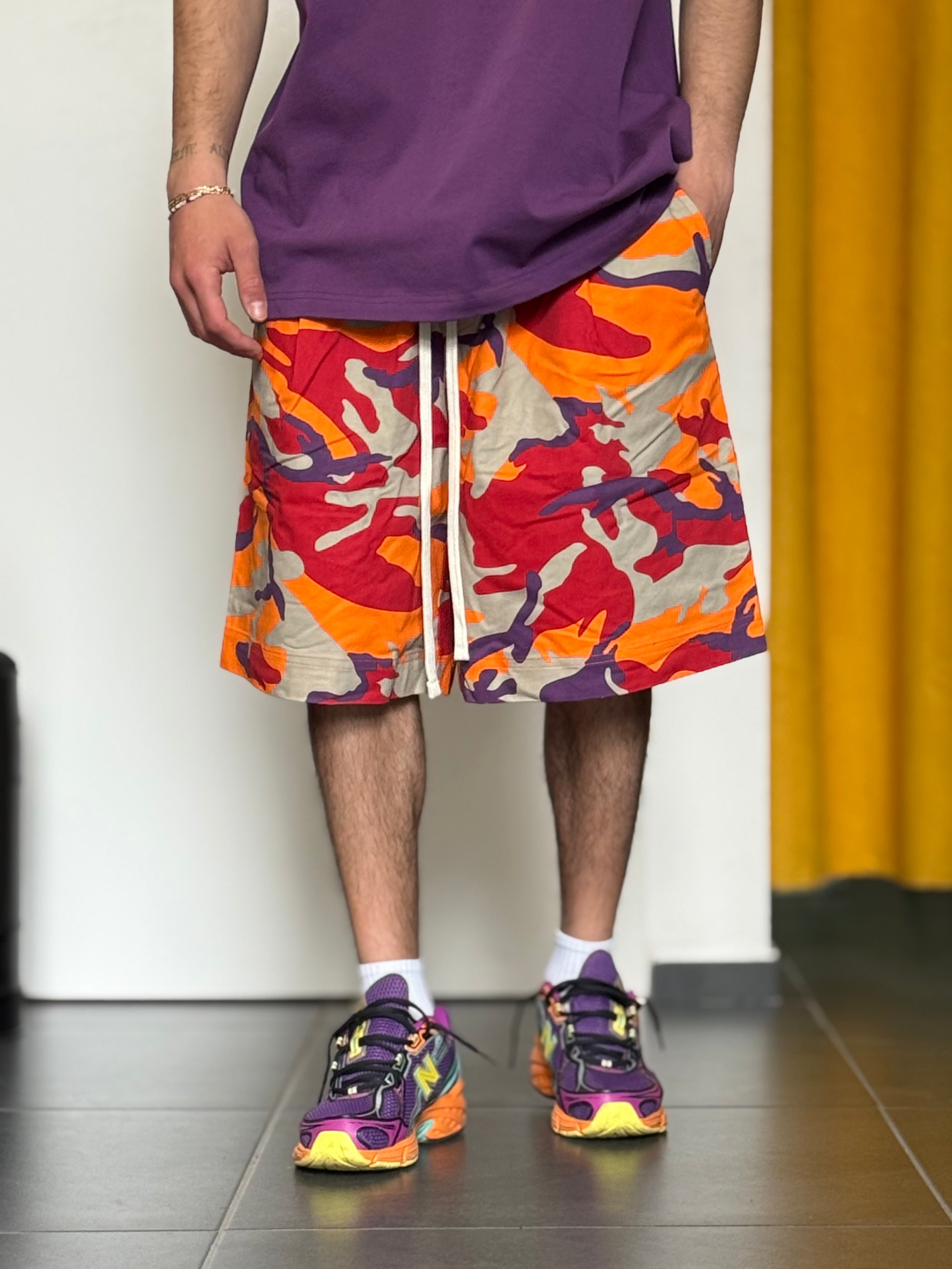 BERMUDA CAMO -PREMIUM- Over ARANCIO