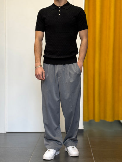 POLO #2 Slim Fit NERO