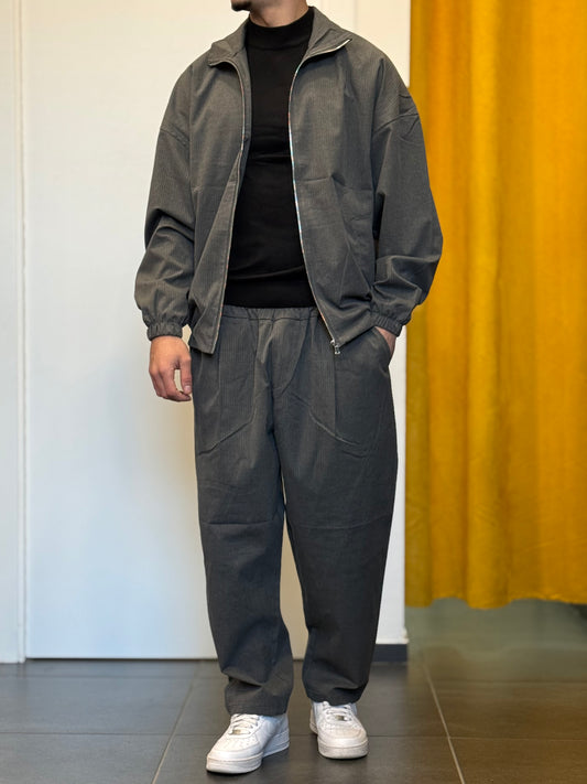 COORDINATO Gessato GRIGIO