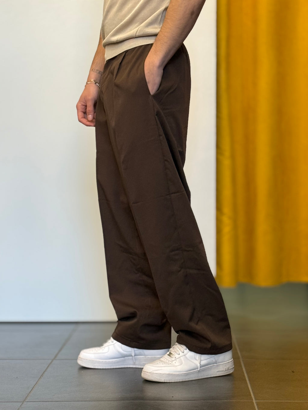 PANTALONE Over MARRONE