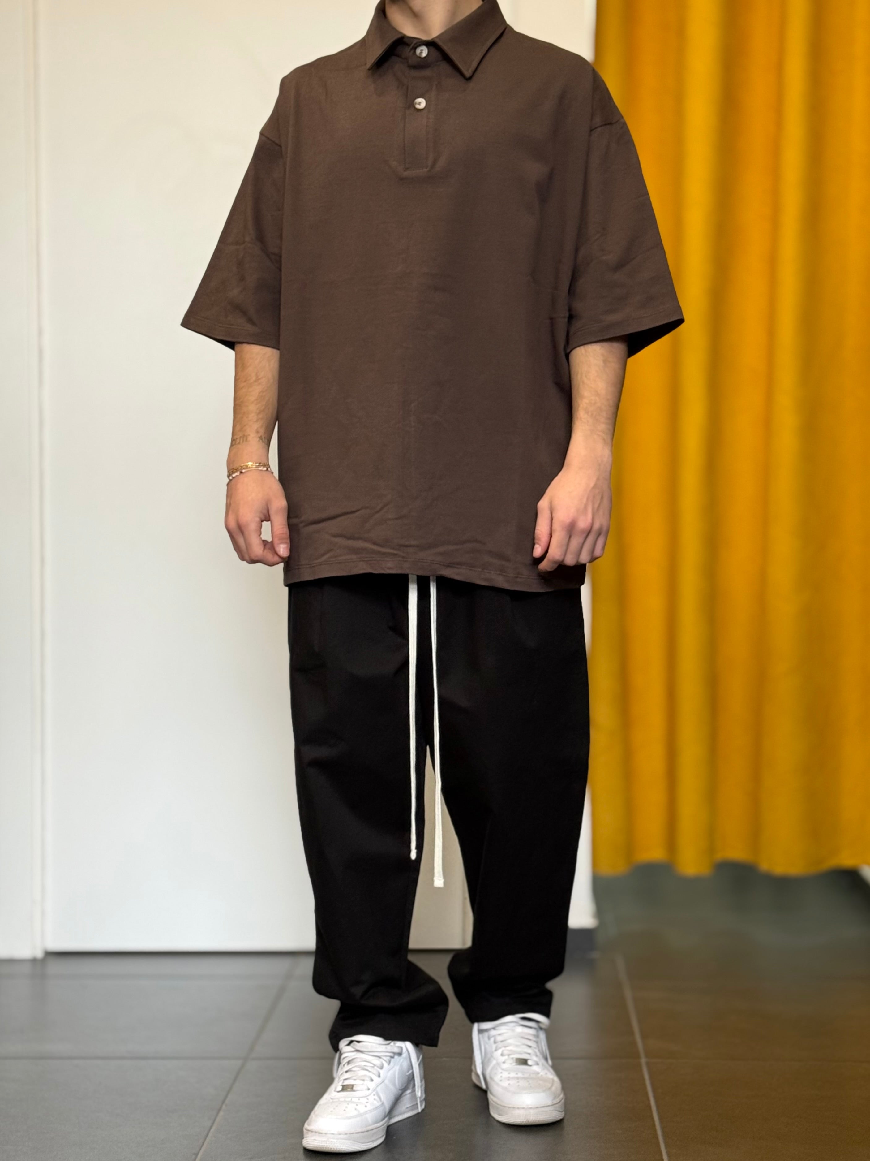 POLO Oversize MARRONE