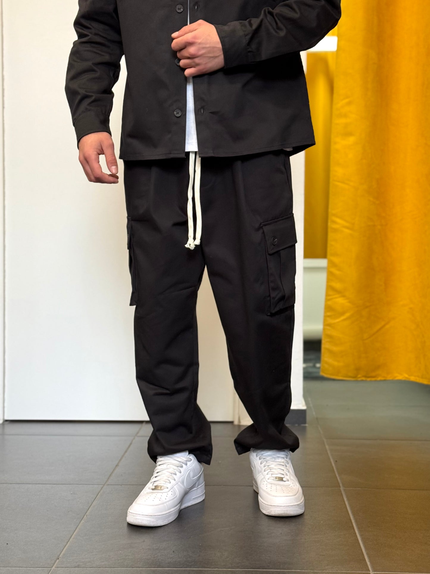 COMPLETO Camicia/Pantalone NERO
