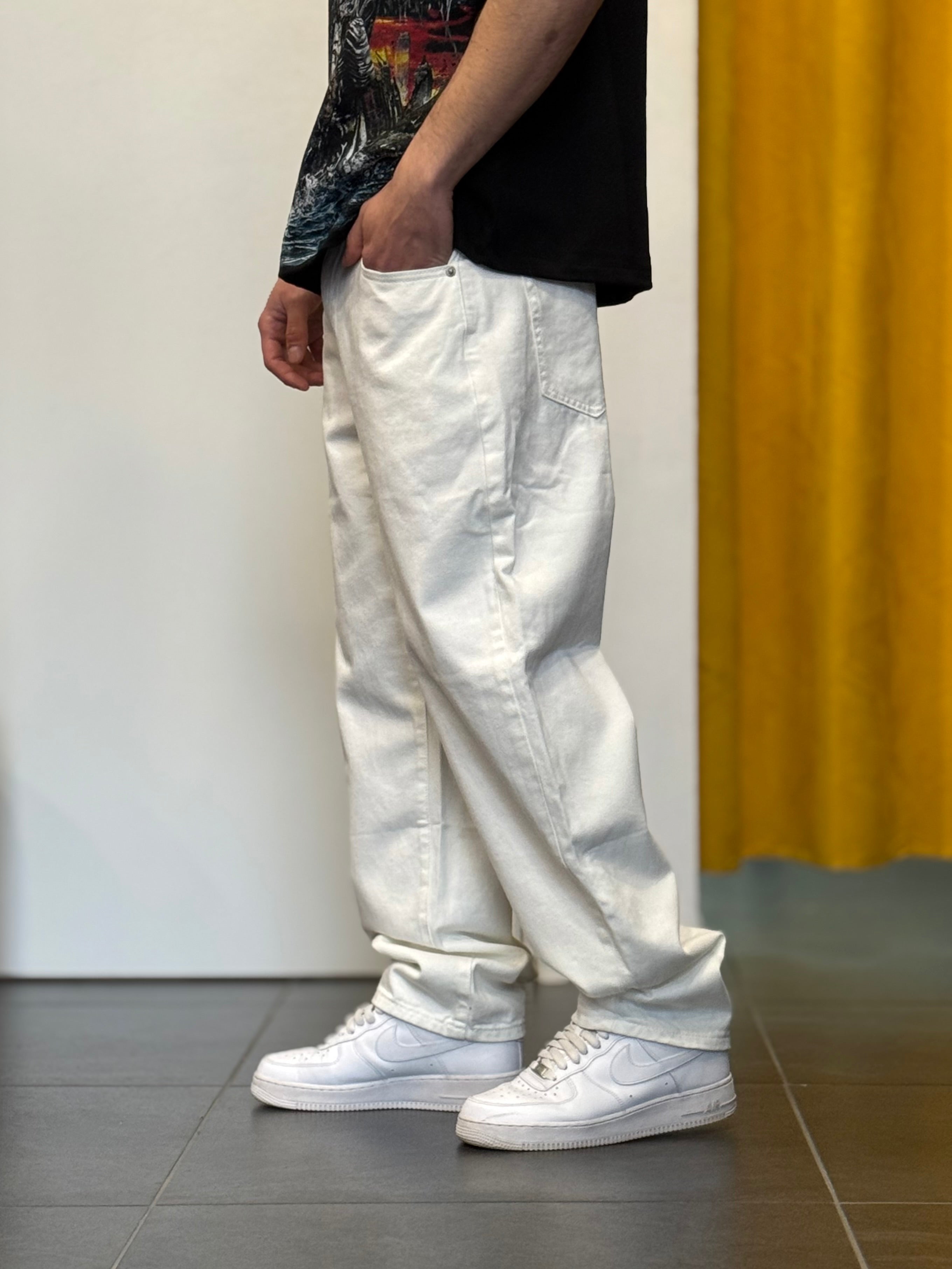 DENIM Baggy BIANCO
