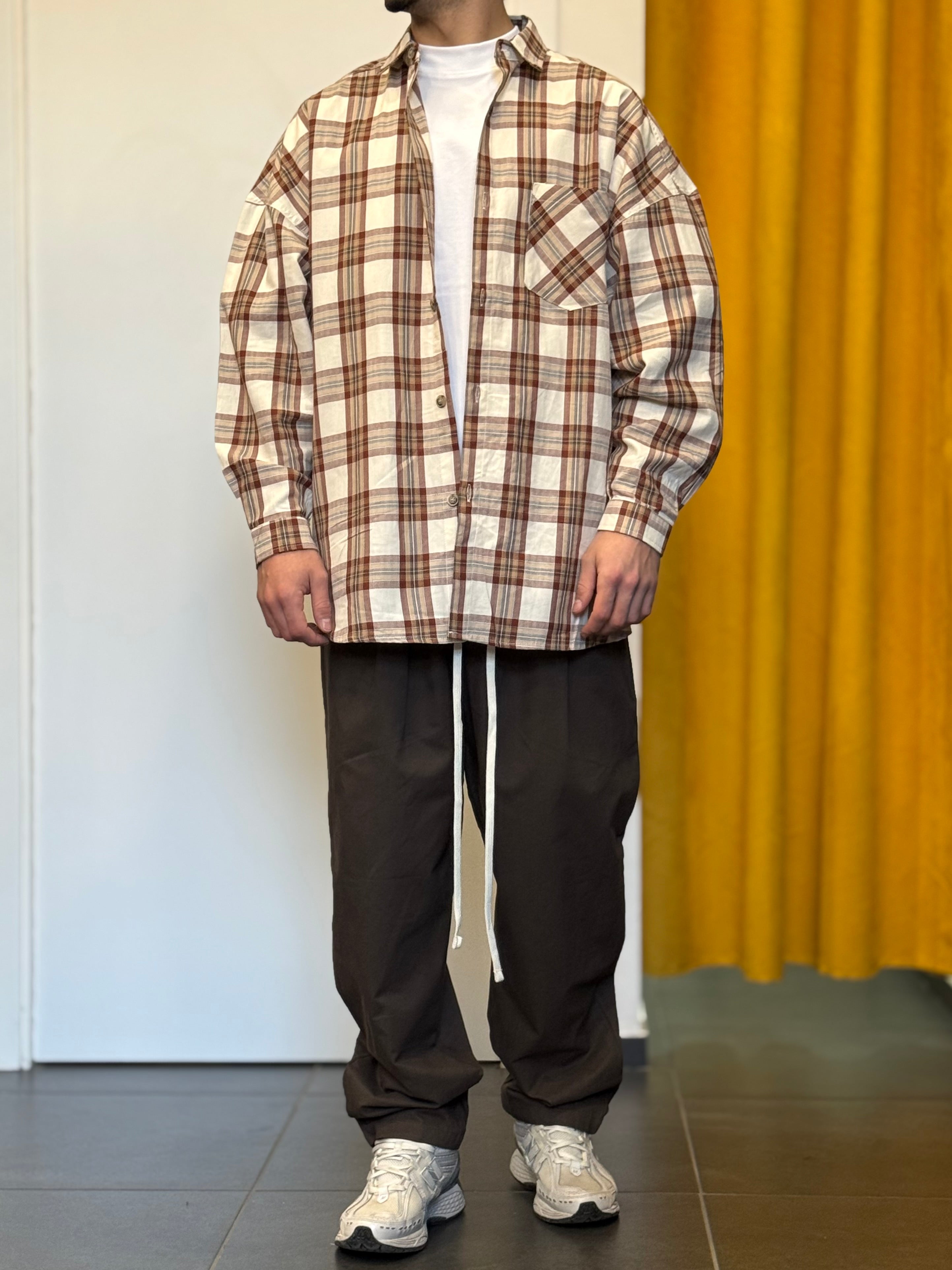 PANTALONE Casual Over MARRONE