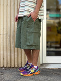 BERMUDA CARGO Stone Washed VERDE