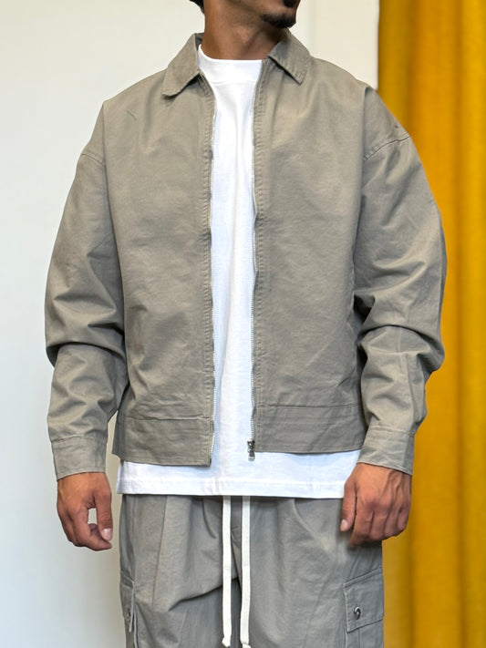 GIACCA CASUAL Zip FANGO