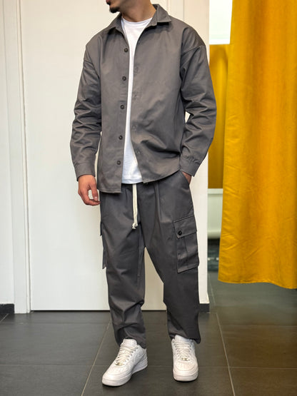 COMPLETO Camicia/Pantalone PIOMBO
