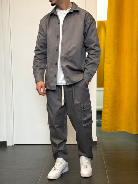 COMPLETO Camicia/Pantalone PIOMBO