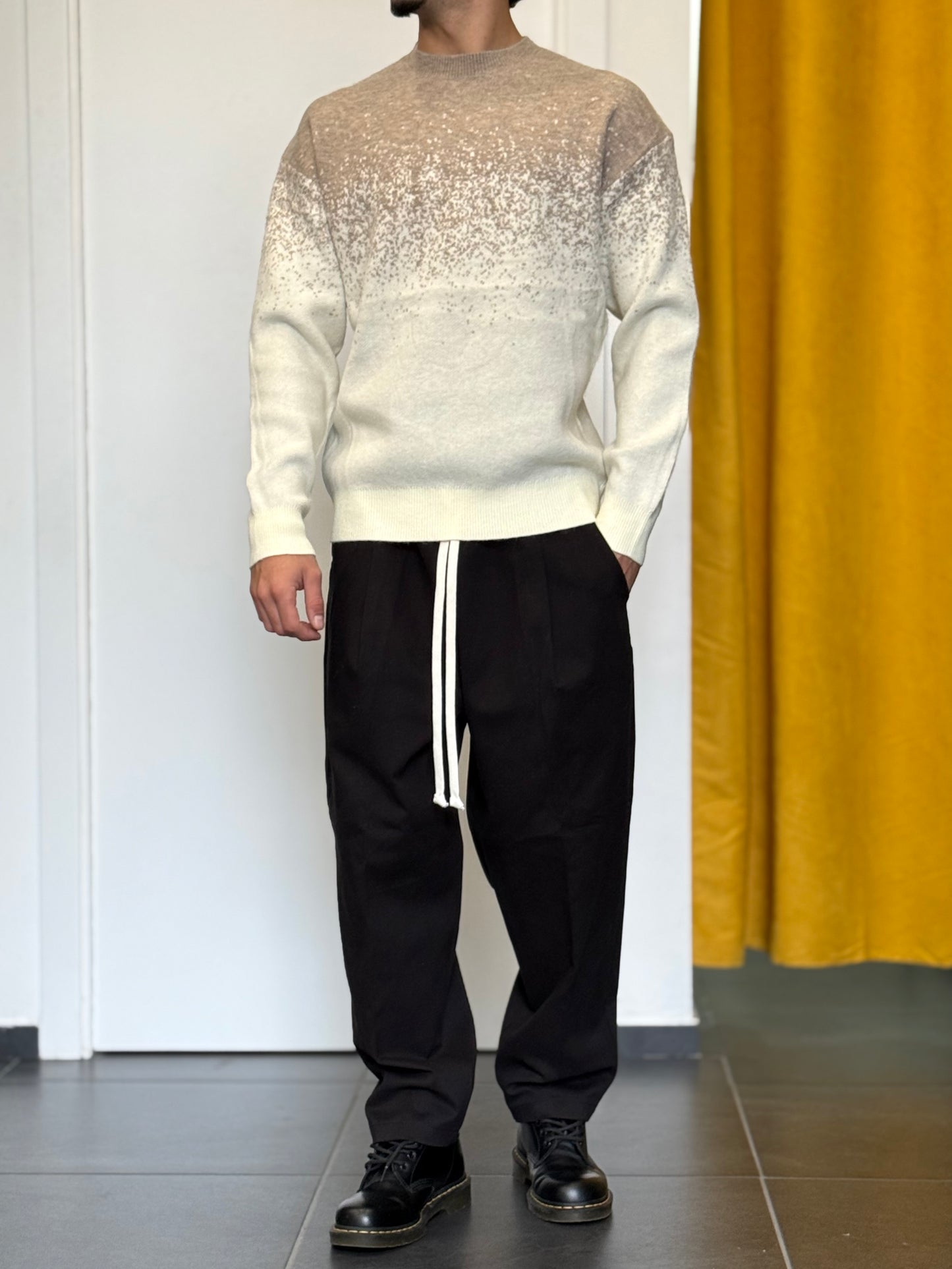 MAGLIONE Fantasia BEIGE/PANNA