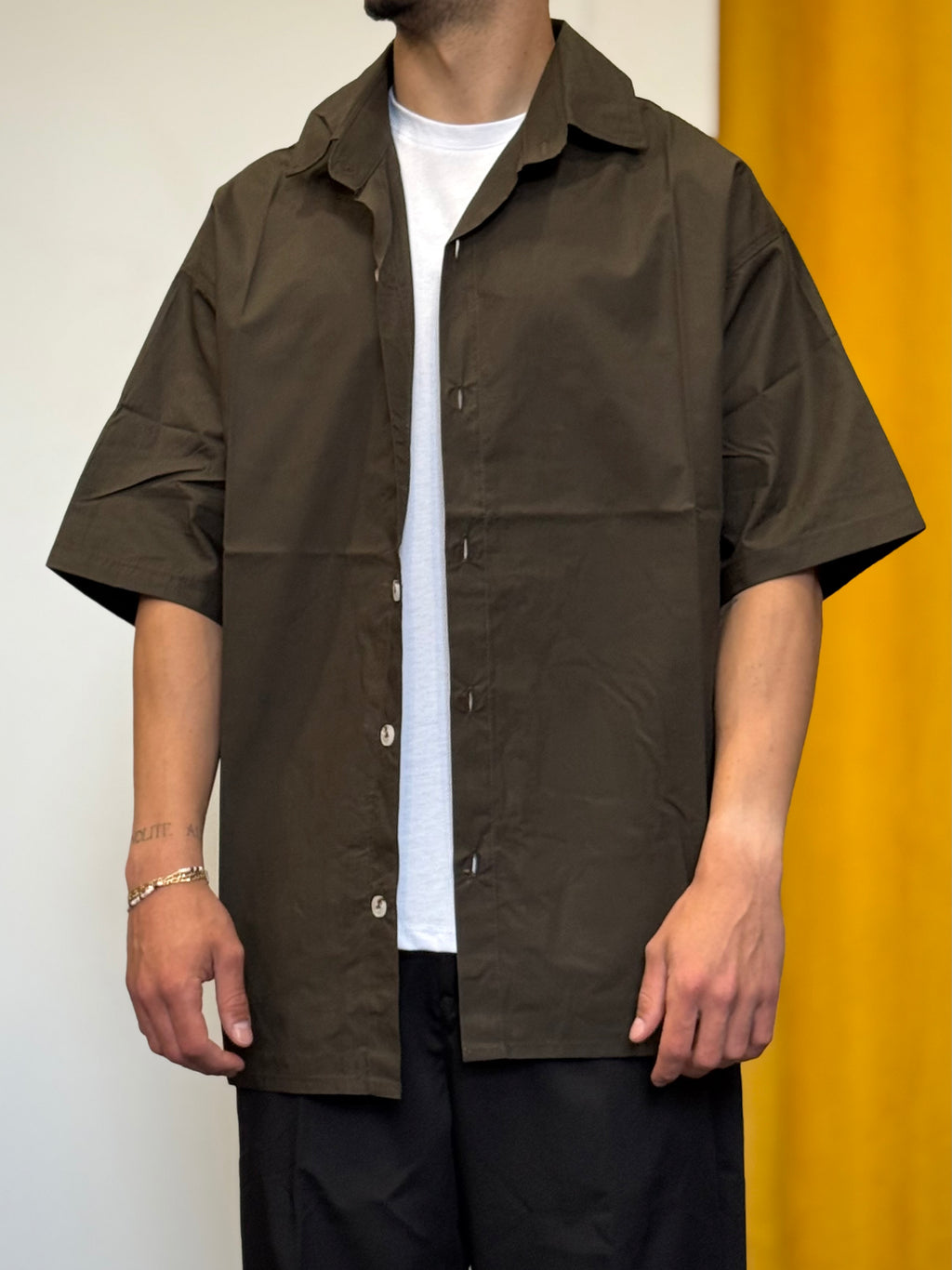 CAMICIA Oversize MARRONE