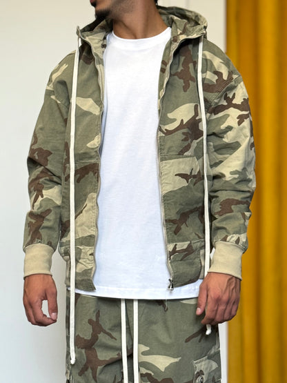 COORDINATO Cargo Camouflage VERDE
