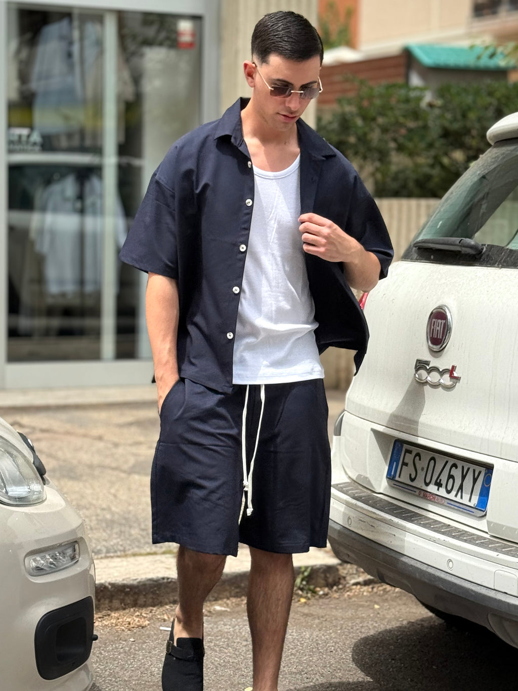 COORDINATO Camicia BLU