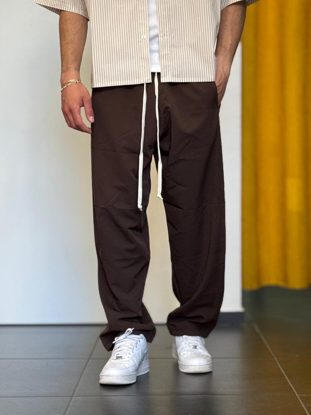 PANTALACCIO Over MARRONE