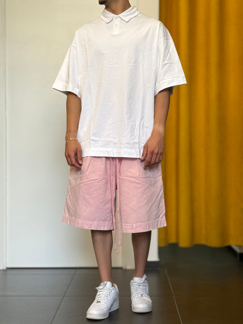 POLO Over Stone Washed BIANCO