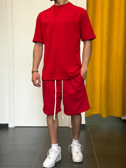 COMPLETO ESTIVO Cotone Rosso