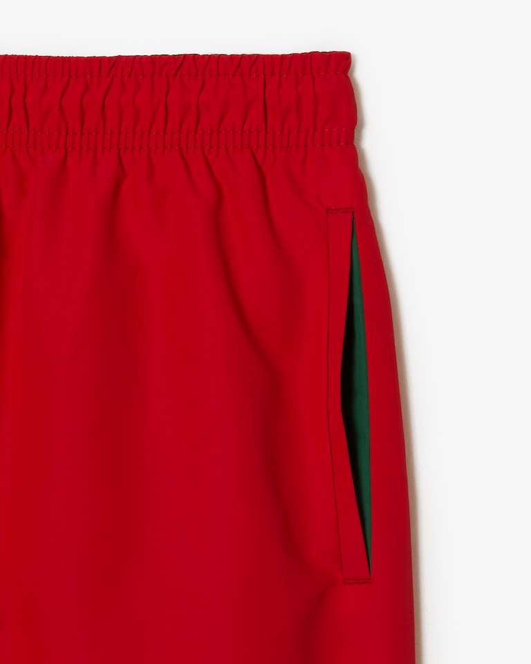 LACOSTE Costume Da Bagno Quick Dry ROSSO