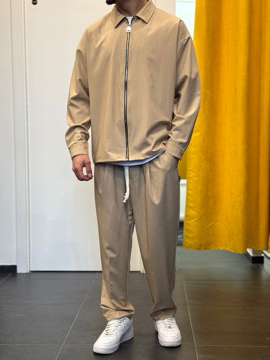 COMPLETO Camicia/Pantalone Elegante/Sportivo CAMEL