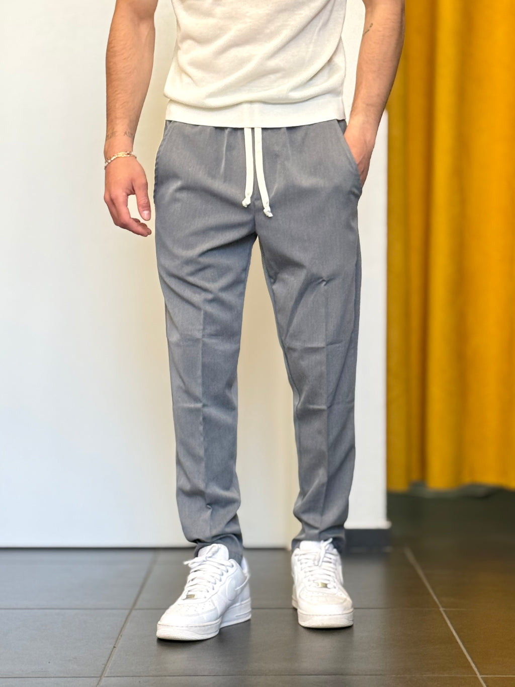 PANTALACCIO Slim Fit GRIGIO