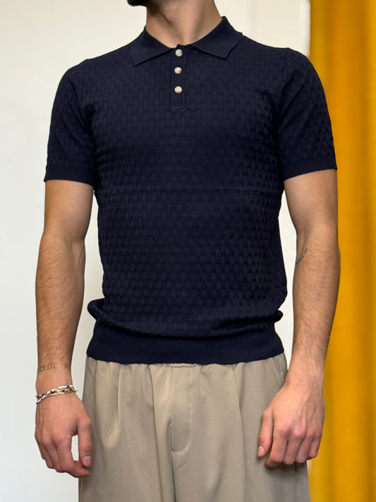 POLO #2 Slim Fit BLU