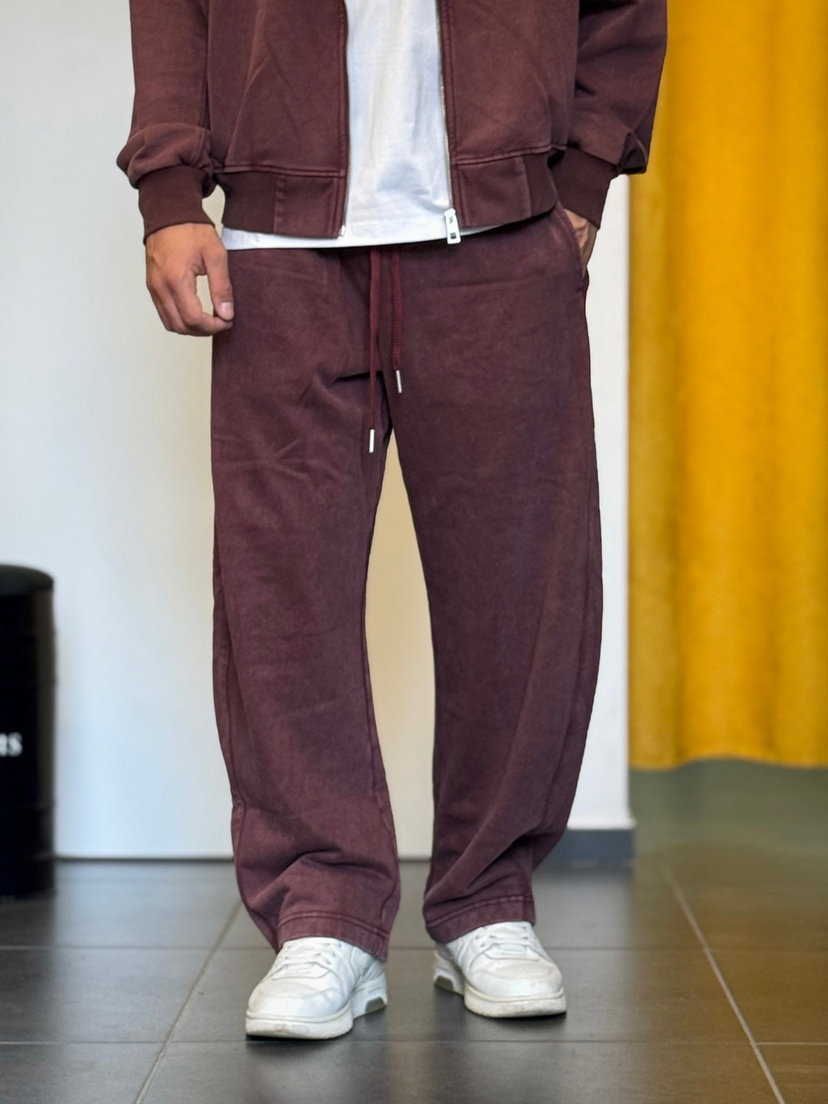 TUTA COMPLETA Stone Washed RED WINE