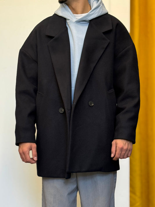 CAPPOTTO Doppio Petto Oversize BLU NAVY