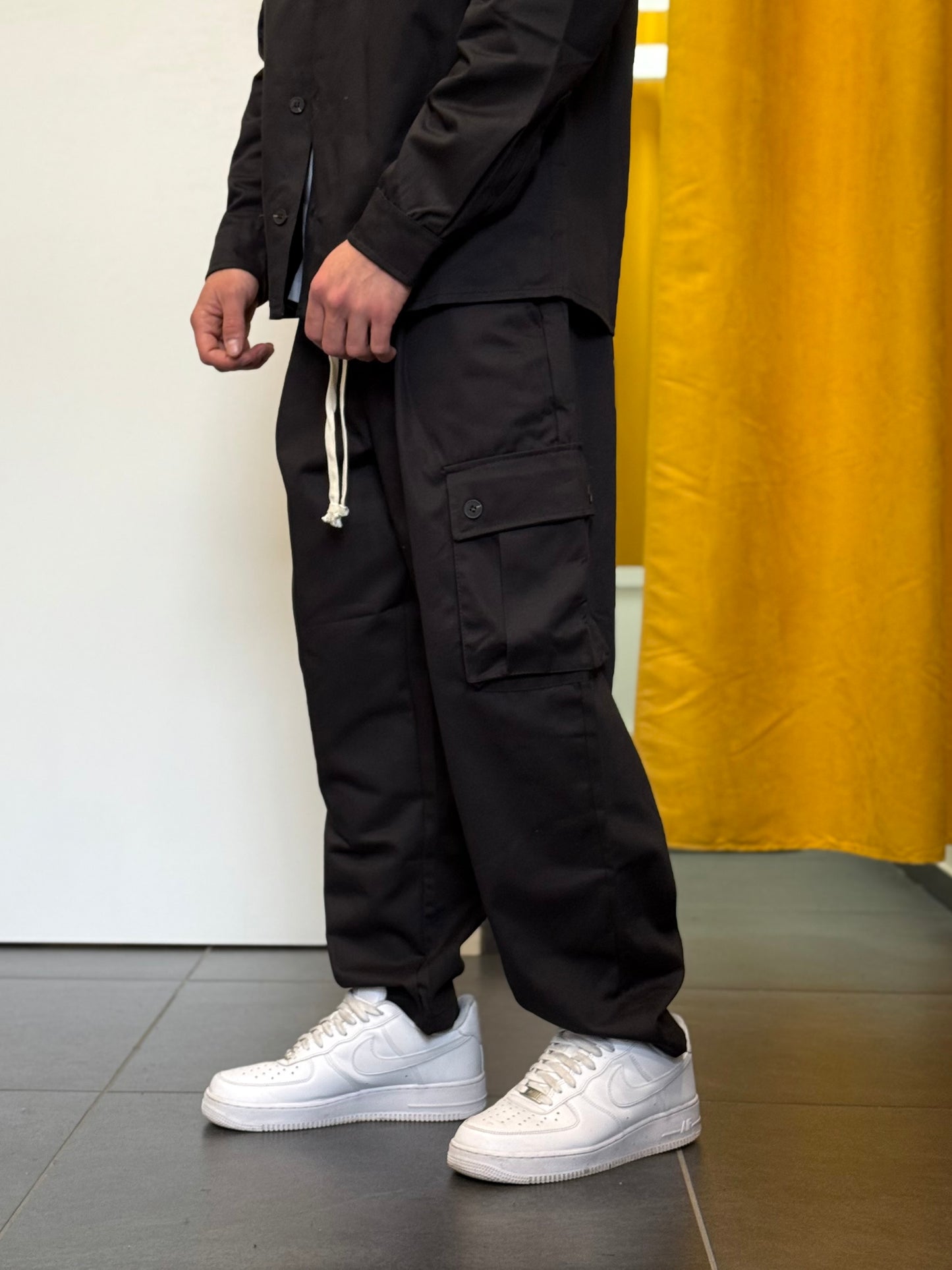 COMPLETO Camicia/Pantalone NERO