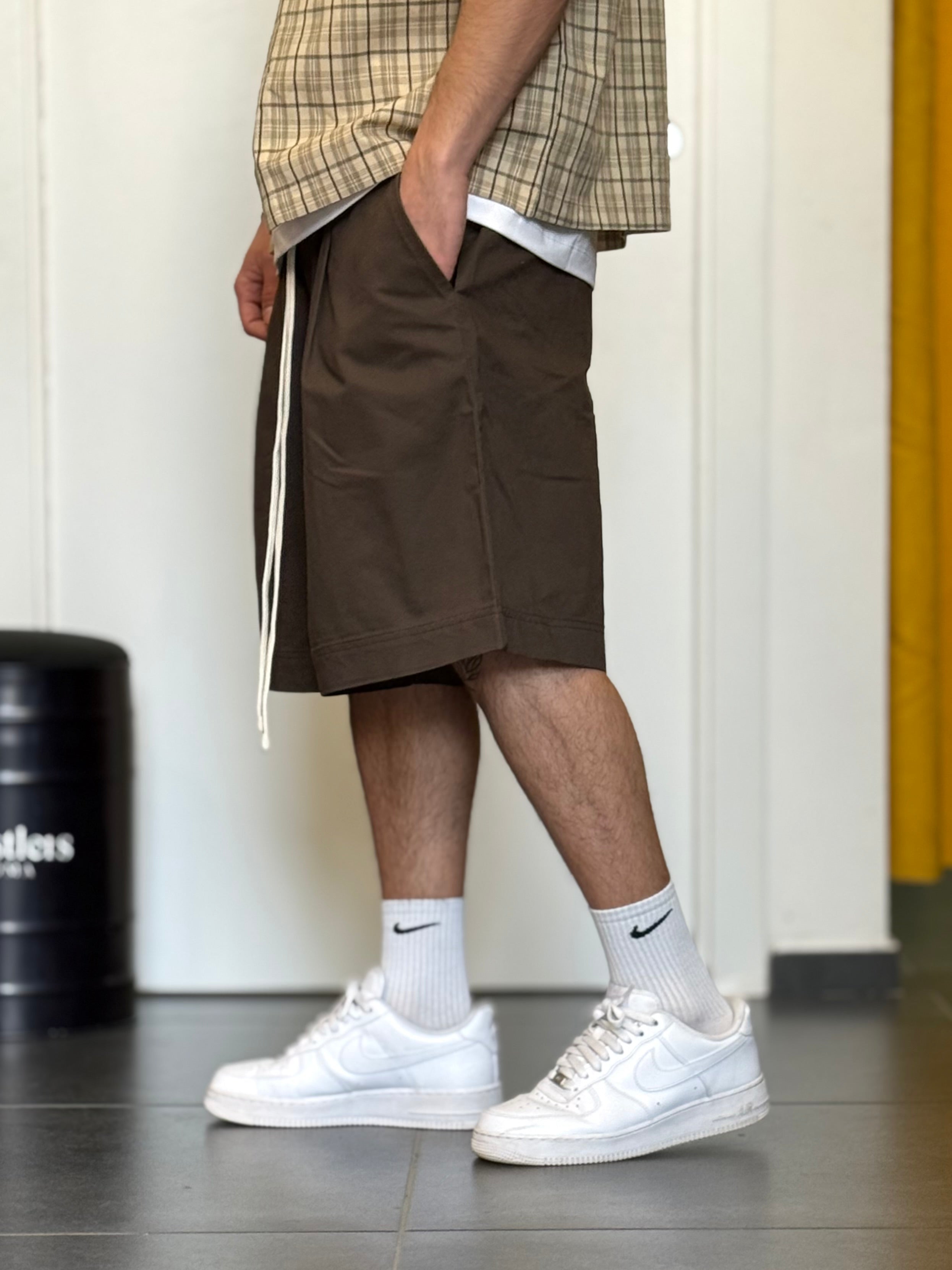 BERMUDA -PREMIUM- Oversize MARRONE